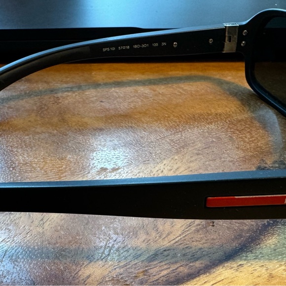 Prada Sport Black Sunglasses AWESOME! - Picture 6 of 6